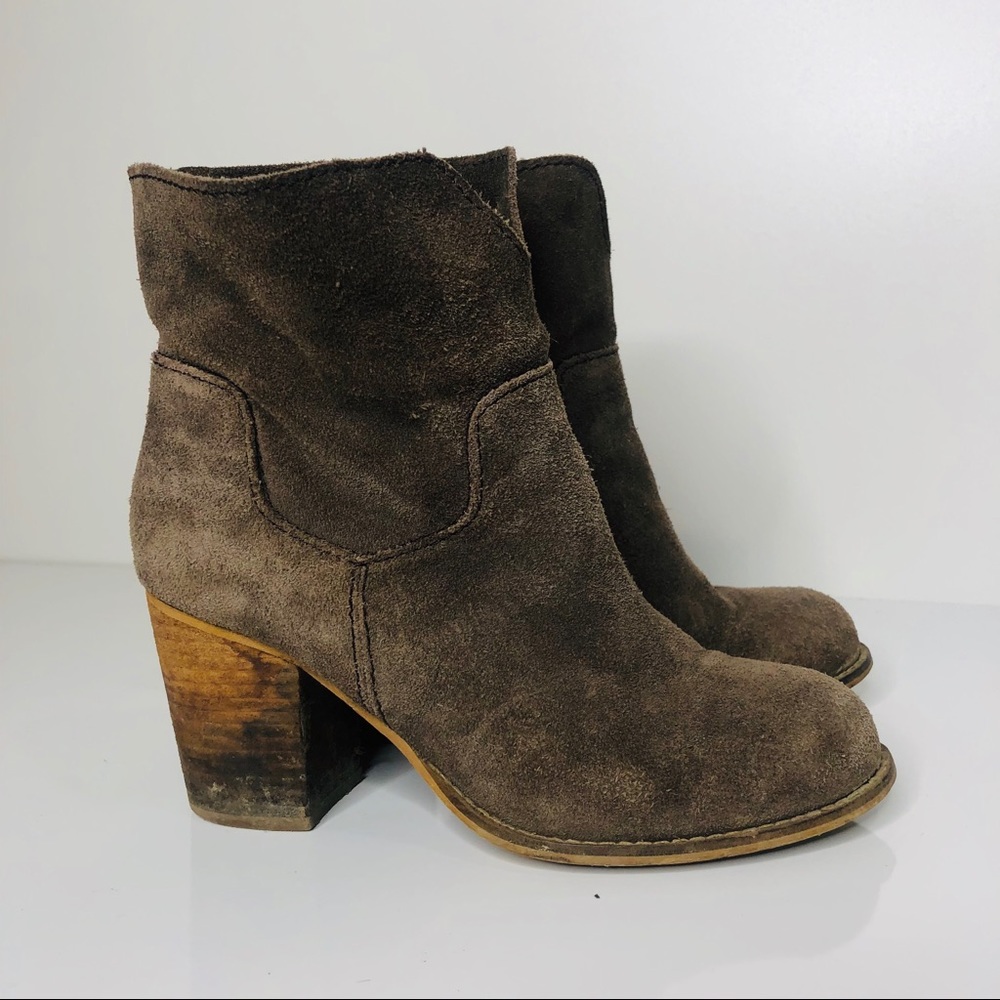 Splendid Suede Leather Ankle Boots 7 1/2